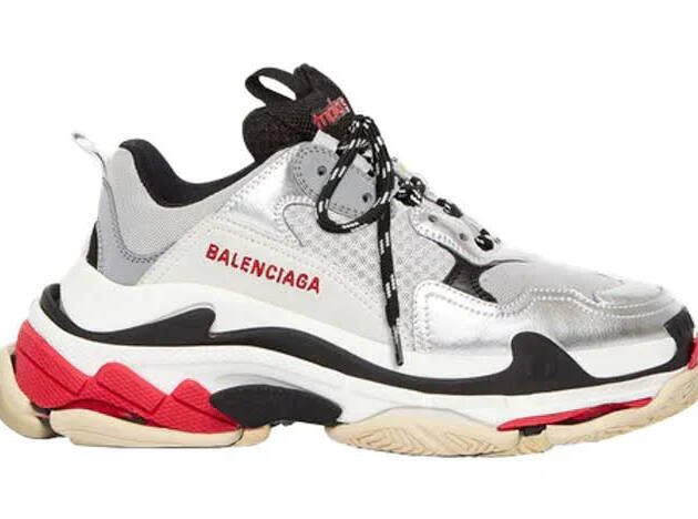 Balenciaga Triple S Silver Black 2019