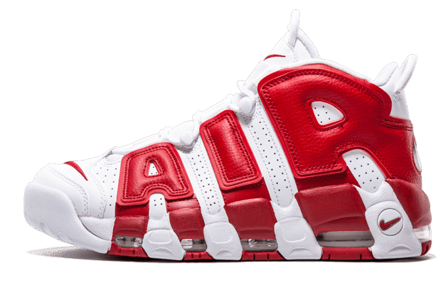 Tênis Nike Air More Uptempo - Branco e Vermelho