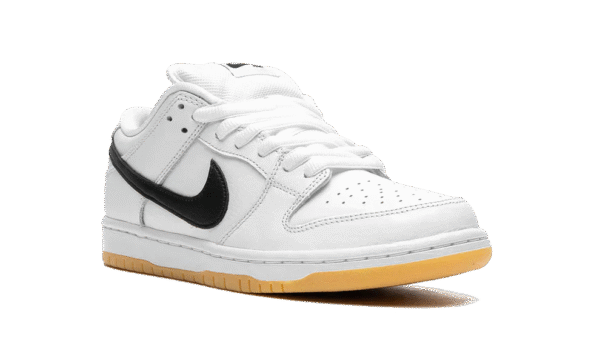 Nike SB Dunk Low Orange White Label Black - Imagem 5