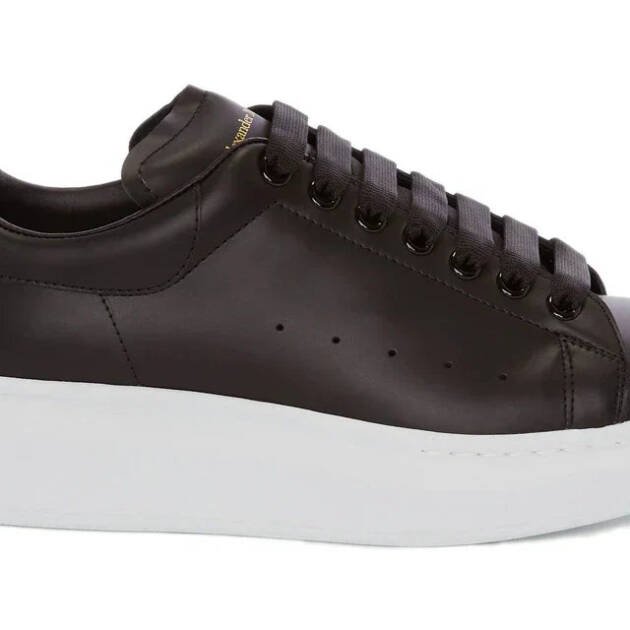 Alexander Mcqueen Oversized Black White Sole