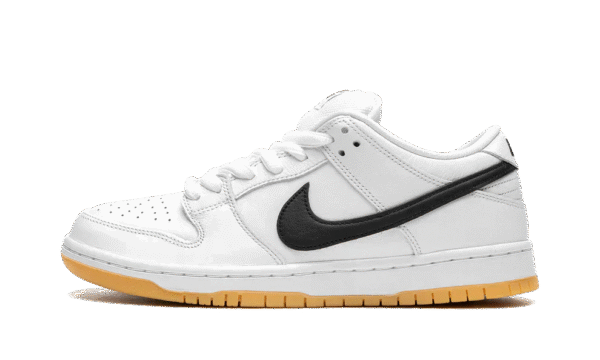 Nike SB Dunk Low Orange White Label Black - Imagem 7